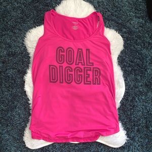 Torrid 3 workout tank active hot Pink goal digger